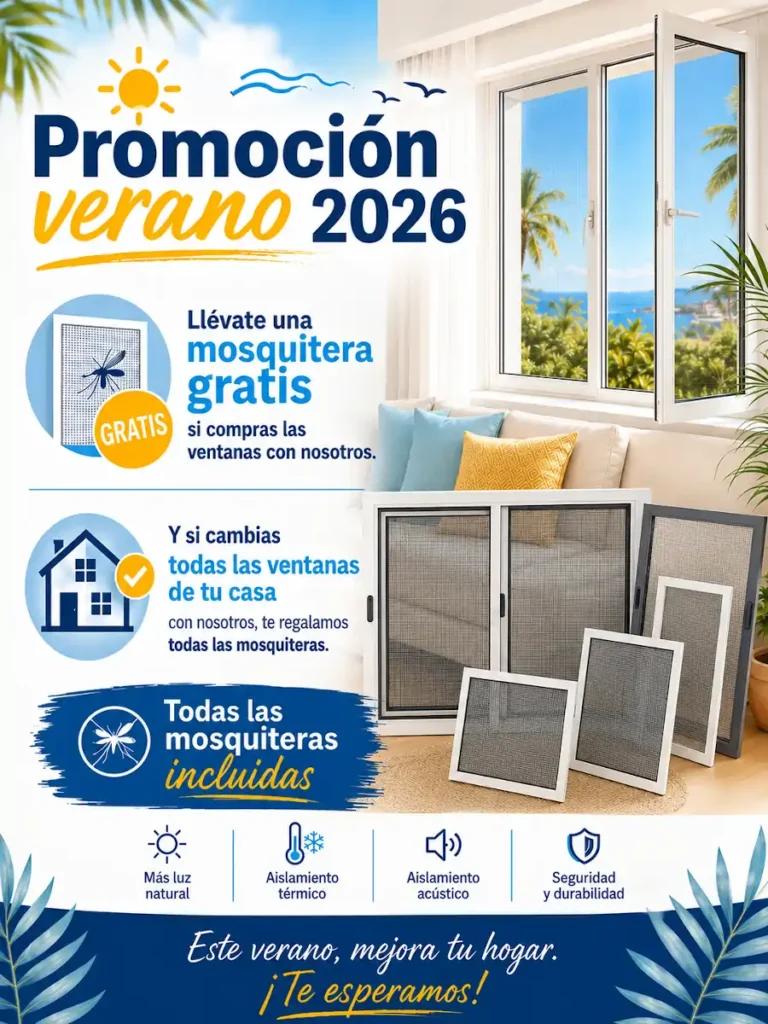 Promoción mosquiteras Cortizo verano 2026