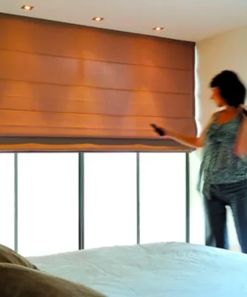 Persiana motorizada lista para usar