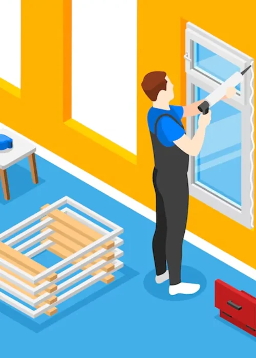 Reparación de ventana de aluminio