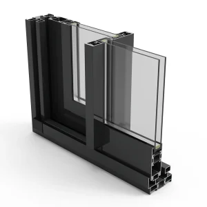 Corredera perimetral de la Serie CT70 en aluminio