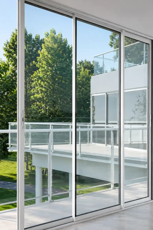 Ventana corredera de aluminio en Meco