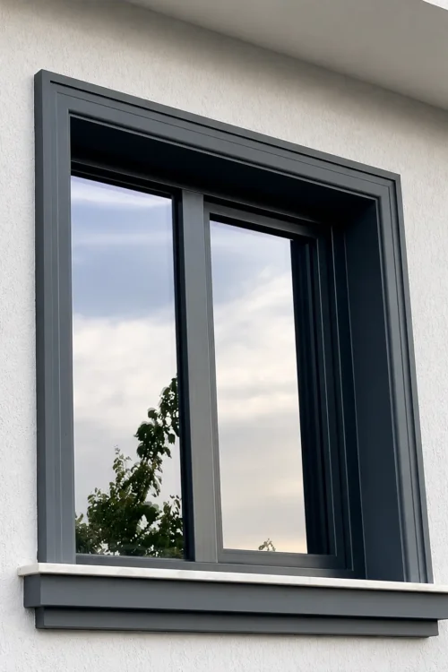 Ventana de aluminio antracita en Rivas-Vaciamadrid